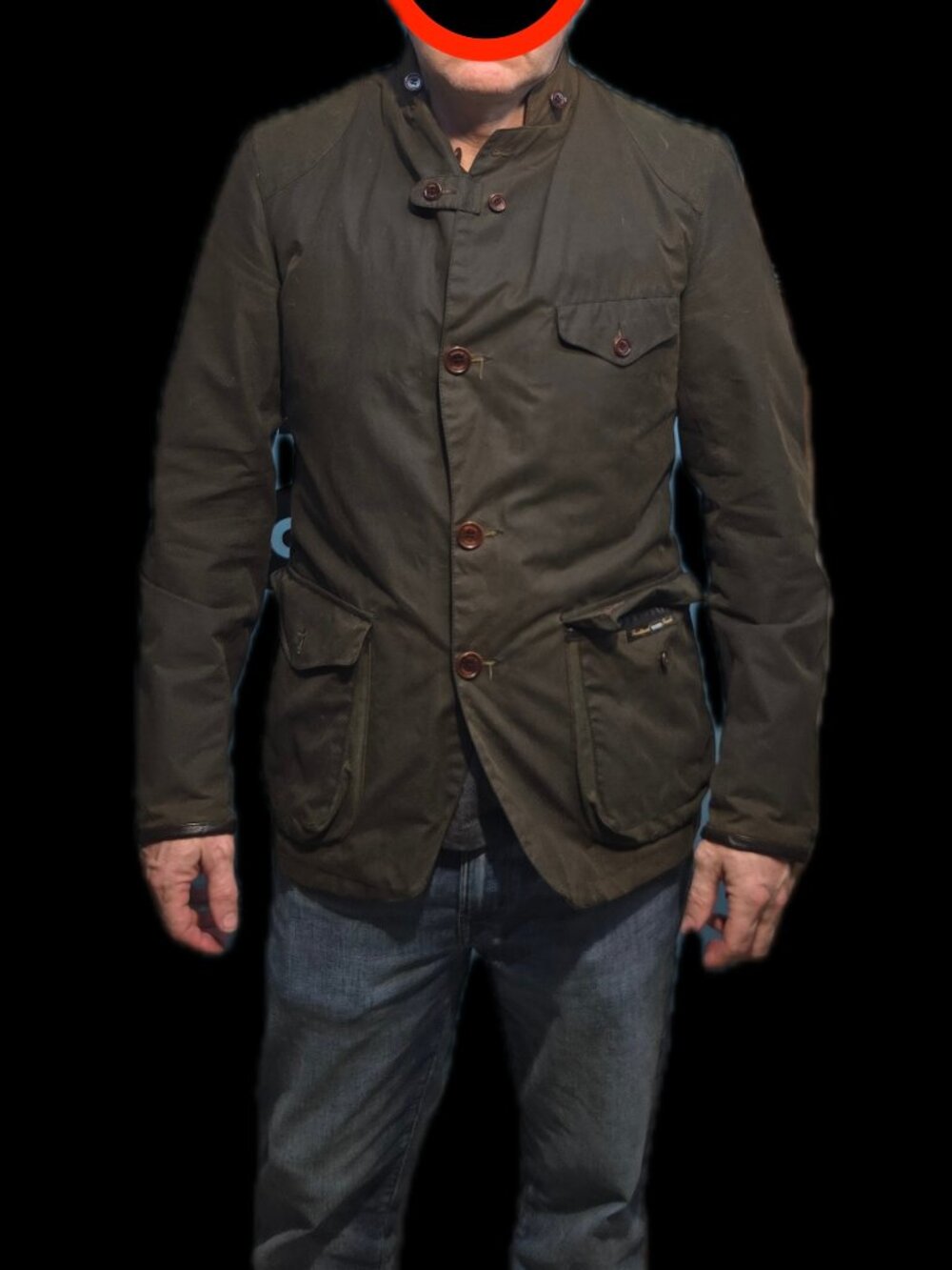 Barbour Waxed Cotton Jacket Dept.B Commander Beacon 007 Skyfall - Picture 6 of 6